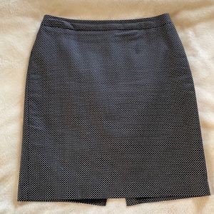 Liz Clairborne Work Dress Skirt Black White - Sz 8